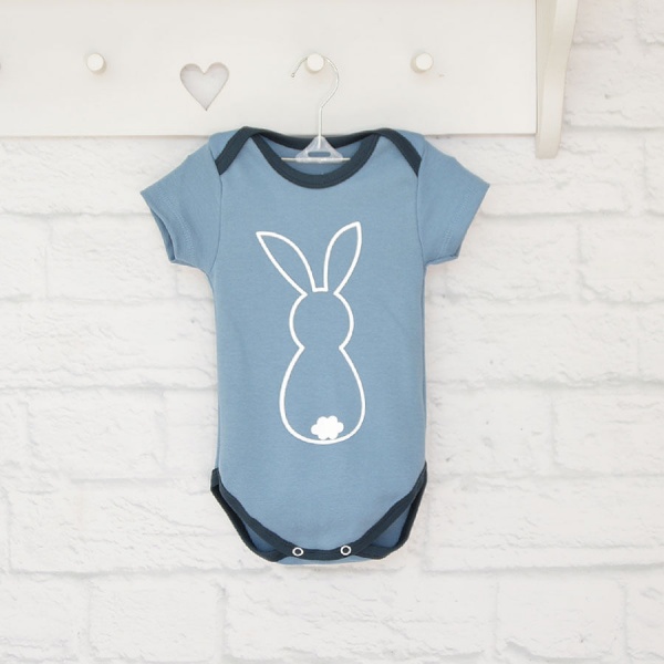 Боди детское для мальчика Blanka Хвостик р.86 синий 12942 