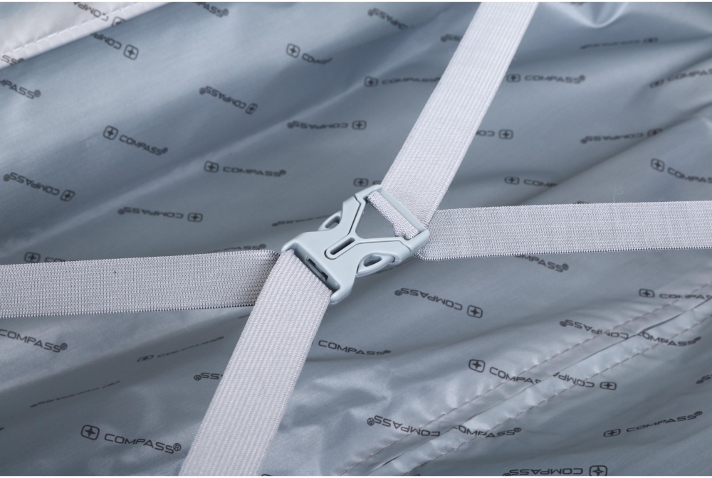 Чемодан Compass №LS080609 L 101 л темно-зеленый 70x50x29 см