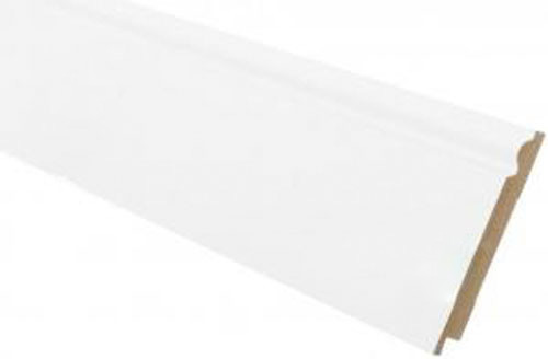 Плінтус МДФ ПП161К Французький білий 2070х110х16 мм 