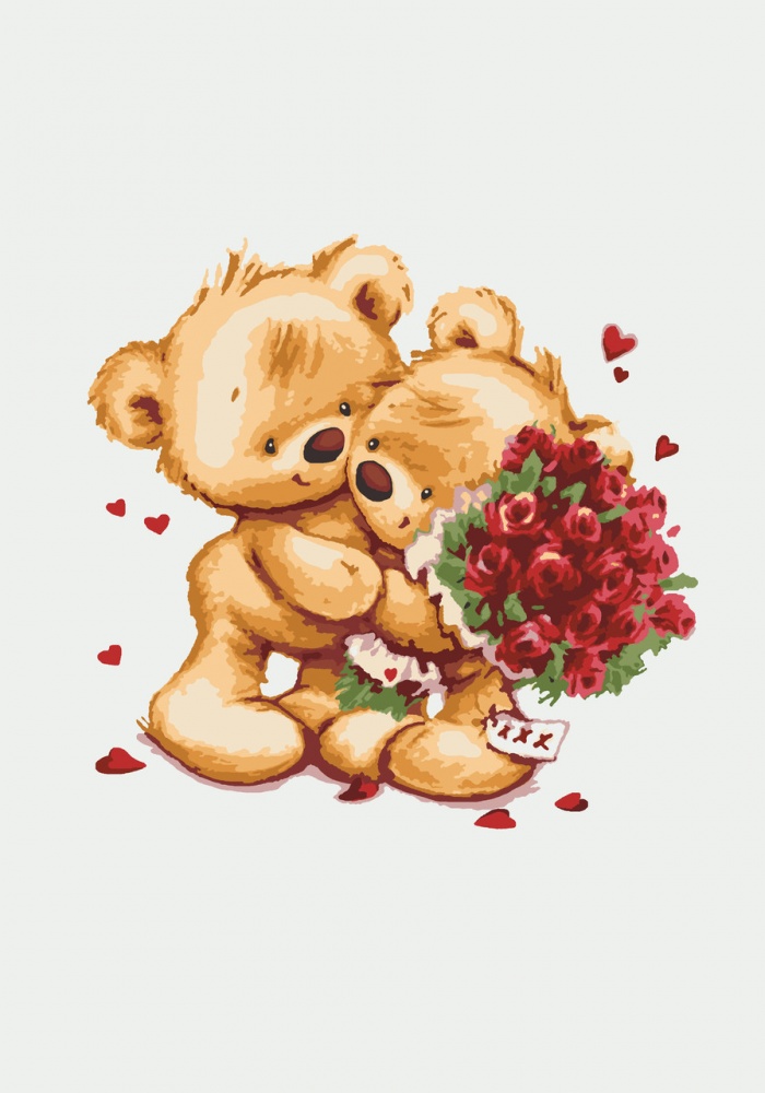 Набор для росписи по номерам Riviera Blanca Моя валентинка 40x28 см RB-1036