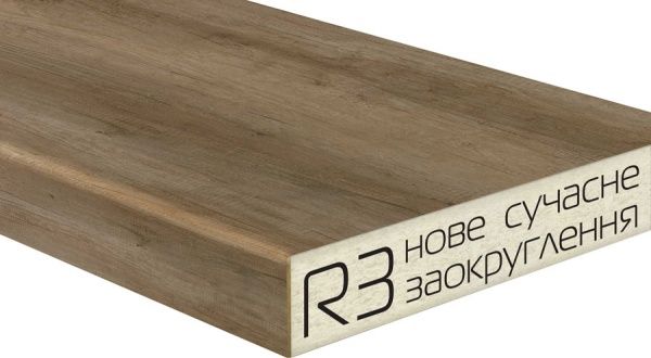 Столешница LuxeForm R3 / S499 Дуб Ванкувер влагостойкая 4200x600x38 мм