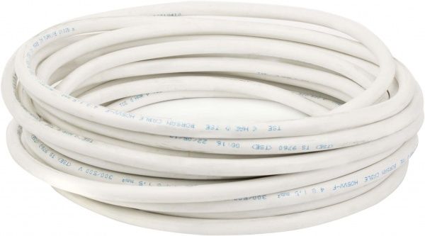 Кабель силовий багатожильний Borsan ПВС 4х1,5 мідь 