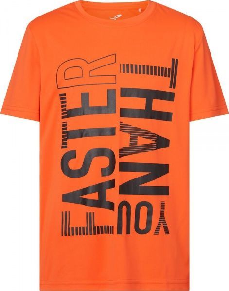 Футболка Energetics Derek IV jrs 411048-903243 128 чорно-помаранчевий