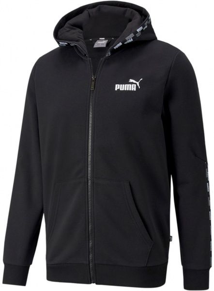 Джемпер Puma PUMA POWER FZ Hoodie 58939601 р. XL чорний