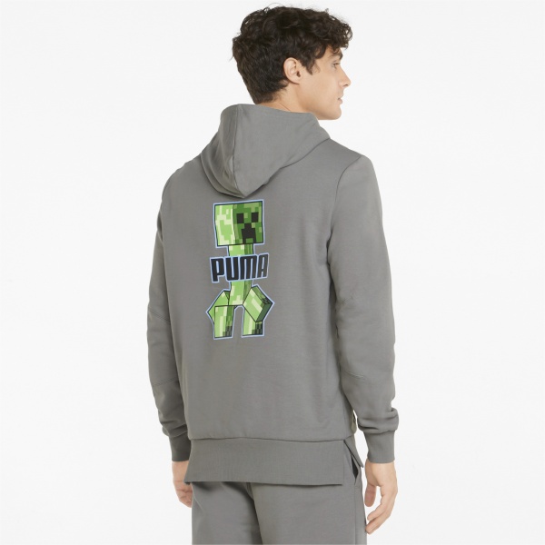Джемпер Puma x MINECRAFT Hoodie 53437676 р. M серый