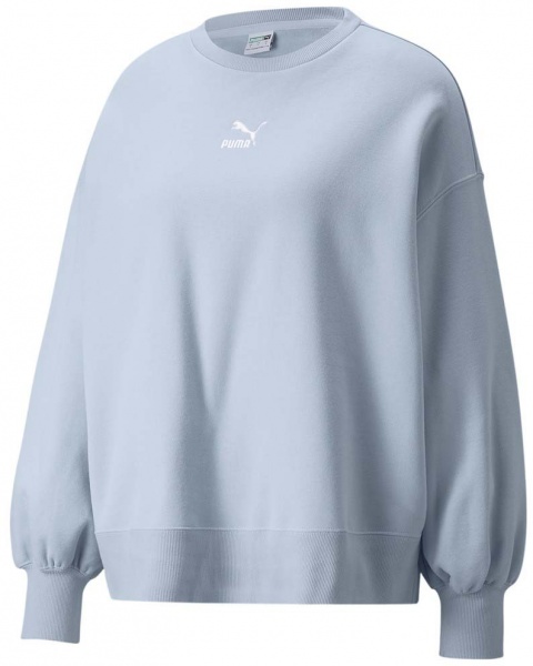 Світшот Puma CLASSICS OVERSIZED CREW 53351221 р. S блакитний