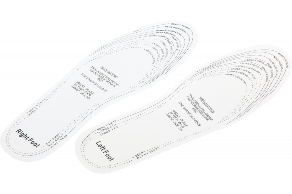 Стельки меховые универсальные р.37-46 белый