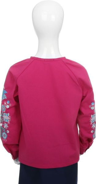 Вышиванка детская Эдельвика р.134 фуксия 106-19/09 