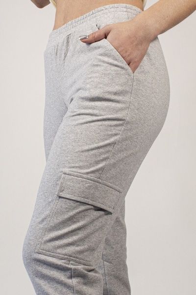 Штани домашні Flis clothes Карго р. L сірий меланж 