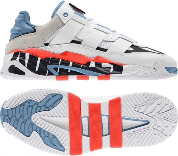 Кроссовки Adidas NITEBALL FX7644 р.UK 10,5 белый