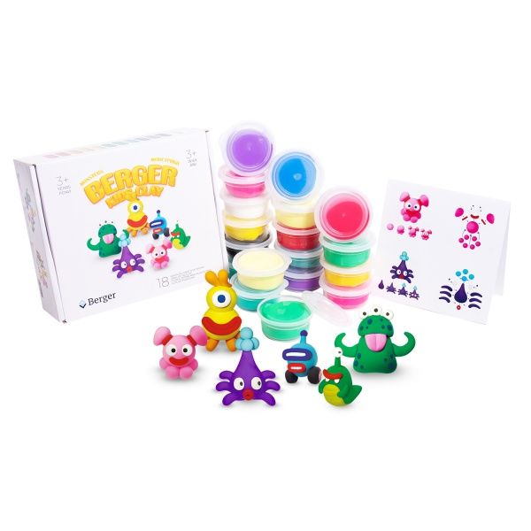 Набір маси для ліплення Berger Kids Clay Монстри
