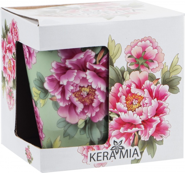 Чашка Пионы 330 мл Keramia