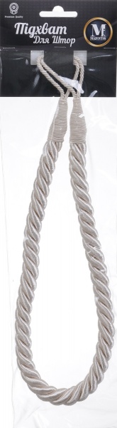 Подхват для штор 2018-54-K-48 кремовый Majestic