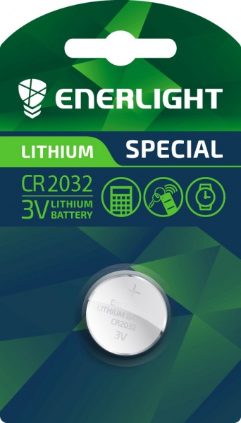 Батарейки Enerlight Lithium CR 2032 1 шт. (70320101) 