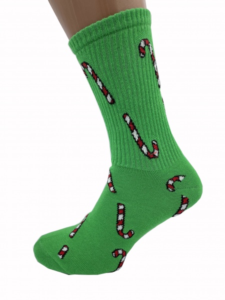 Носки Cool Socks Новогодние Конфеты р. 27-29 зеленый 