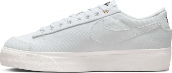 Кеды Nike W BLAZER LOW PLATFORM CNVS DV7475-100 р.40,5 белый