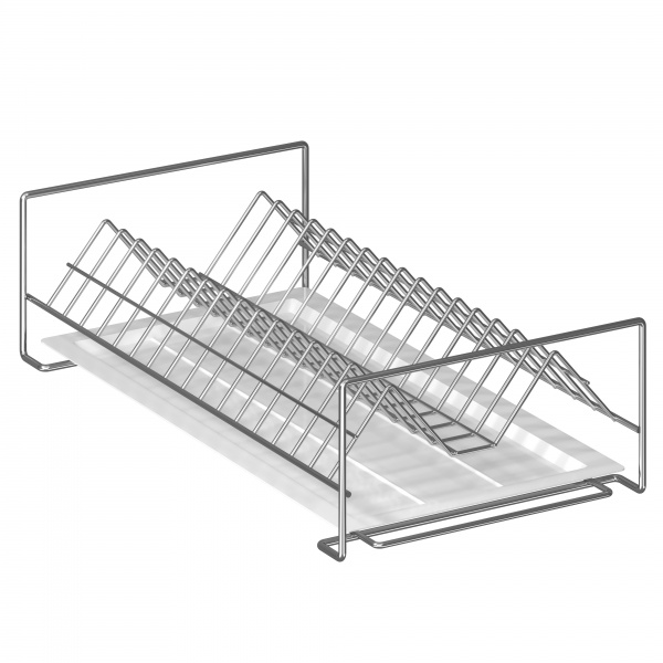 Сушилка для посуды одноярусная без крепления на стену (СП24222)