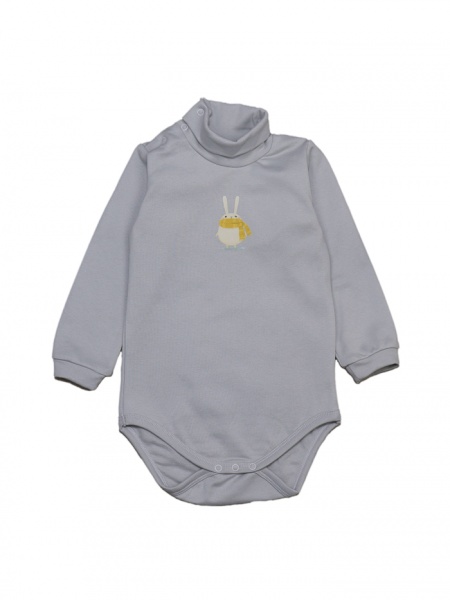 Боді-гольф унісекс Luna Kids Зайчик р.86 сірий 0091 