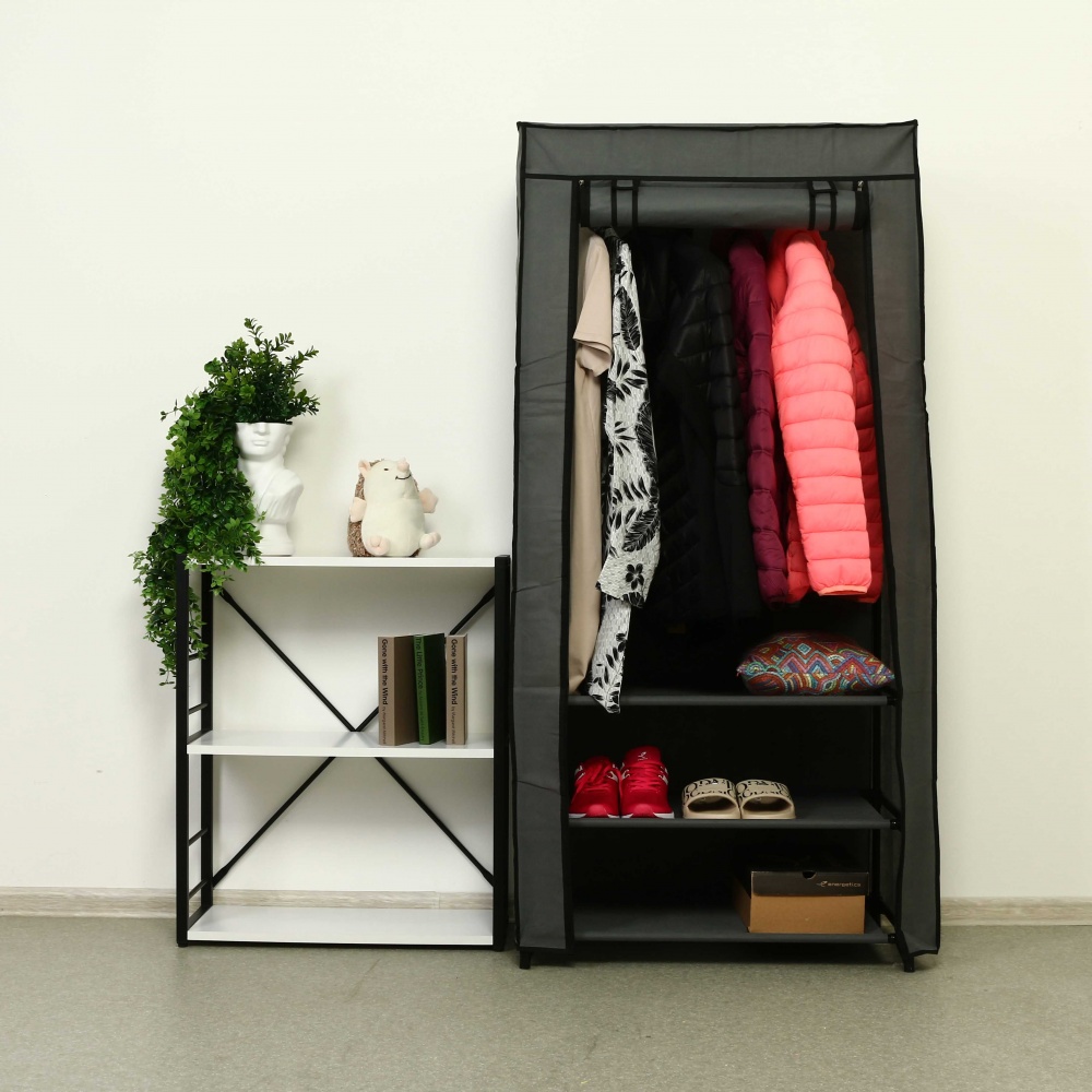 Тканинна шафа Sensio GREY 1480х700х430 мм сірий