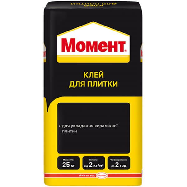 Клей для плитки Момент