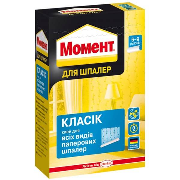 Клей для шпалер Момент
