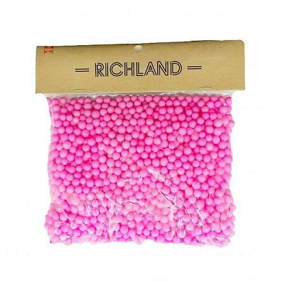 Декоративное изделие Большие пенопластовые шарики розовые Річ-Ленд