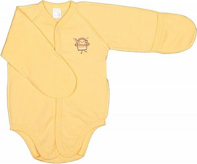 Боді дитяче для хлопчика Татошка р.62 жовтий м14253жлт