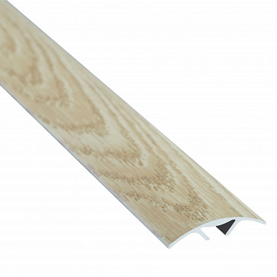 Поріжок алюмінієвий Braz Line гладенький приховане кріплення 28x2700 мм дуб натуральний