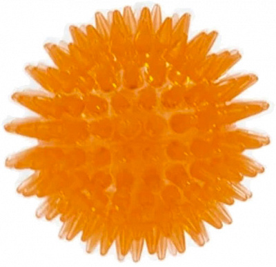 Игрушка для собак AnimAll GrizZzly 9994 Колючий мяч оранжевый