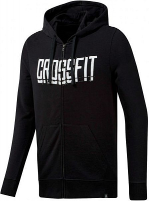 Джемпер Reebok RC Zip Hoodie DU4614 р. 2XL черный