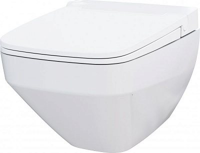 Унітаз підвісний AM.PM FlashClean безободковий з кришкою-біде