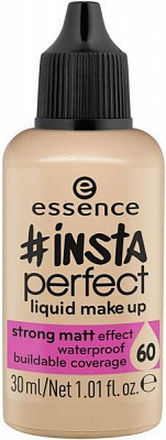 Тональная основа Essence #instaperfect №60 Crazy Caramel 30 мл 45 г