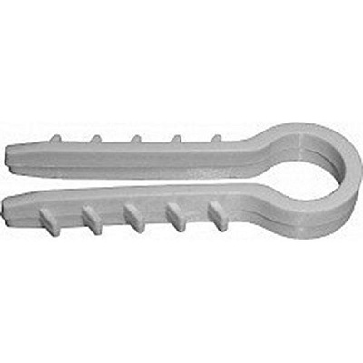 Дюбель швидкого монтажу для кабелю E.NEXT 8 мм круглий 100 шт. білий