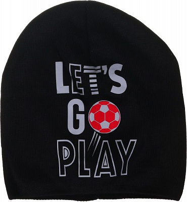 Шапочка дитяча для хлопчика Kraft+ арт. 2340 р.50 чорний