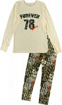 Пижама детская Фламинго р.164 молочныйхаки 283-1007-7 