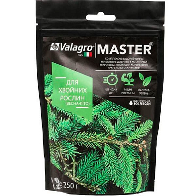 Добриво мінеральне Valagro Master для хвойних рослин 250 г