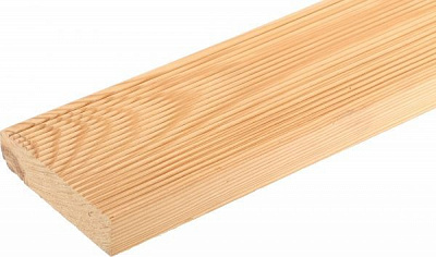 Доска террасная 30х120х3000 мм сосна термососна масло 2 слоя