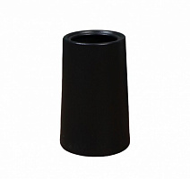 Ваза керамическая Nana ceramics Сиера черная 19,5 см 