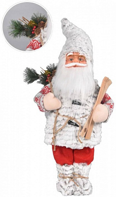 Декорация новогодняя XIAMEN AMOYDECOR INDUSTRIAL Санта лесной AH211997 37 см 