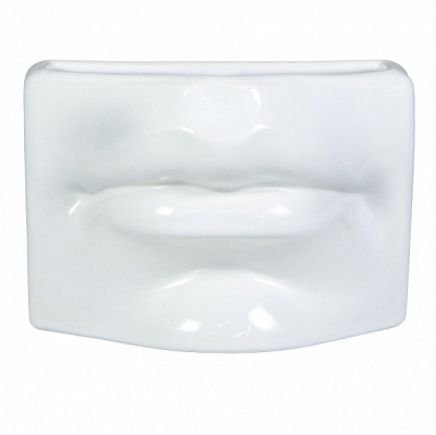 Кашпо керамічне біле Sweet Lips Р289 Rezon