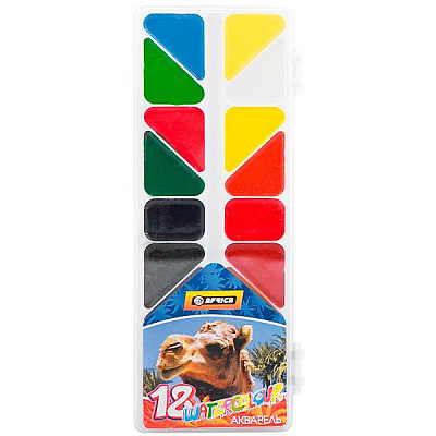 Краски акварельные 18 кольорів E60114 Economix