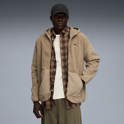 Куртка Puma ESS ELEVATED Relaxed Winterized Full-zip Hoodie Sherpa 68826055 р.M