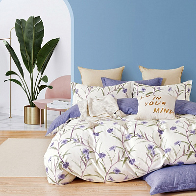 Комплект постільної білизни Південна весна сімейний різнокольоровий Homeline