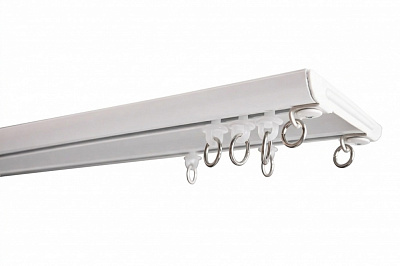 Карниз Karniz plus MS-2 подвійний 150 см білий 1 шт.