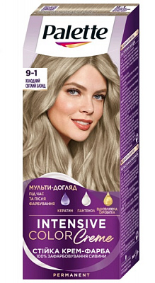 Фарба для волосся Palette Naturals 9-1 Холодний світло-русявий 110 мл