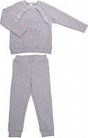 Спортивний костюм Luna Kids для дівчинки 103544 р.104 сірий меланж 103544 