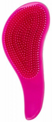 Щетка для волос Inter-Vion массажная, черно-малиновая 499000