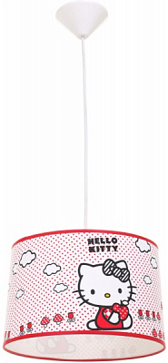 Светильник подвесной Corep Hello Kitty 1x60 Вт E27 красный 