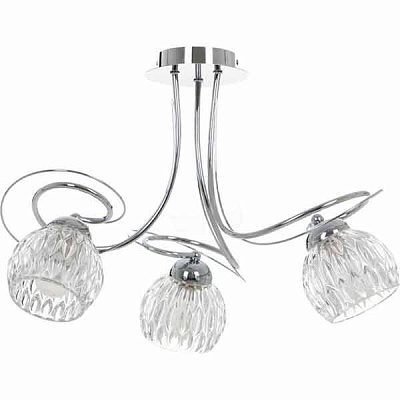 Люстра Accento Lighting потолочная Marseille ALPL-PL39206-3 3x40 Вт E14 хром