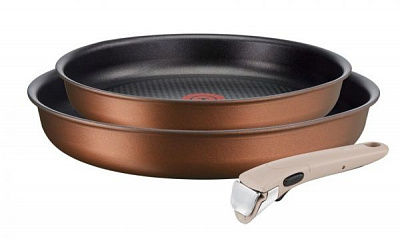 Набор сковород Ingenio Eco Respect 22 см / 26 см со съемной ручкой L6759103 Tefal